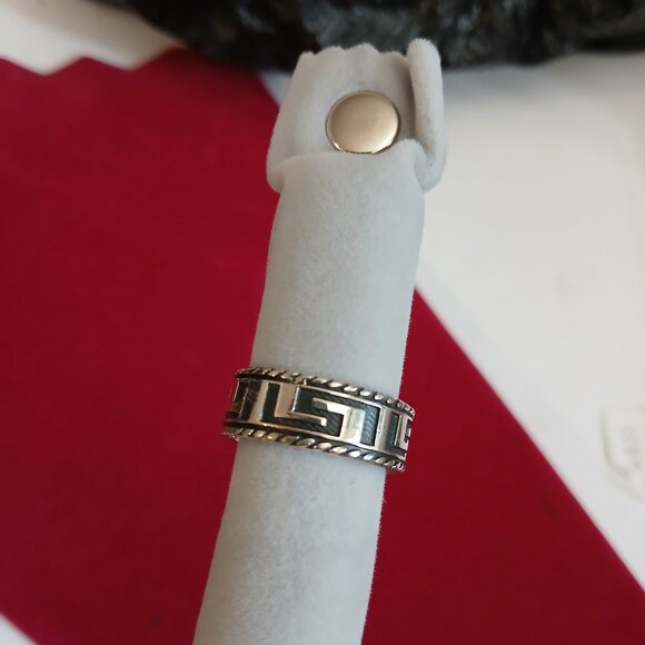 Greek Key Ring silver.925 - Picture 4 of 4